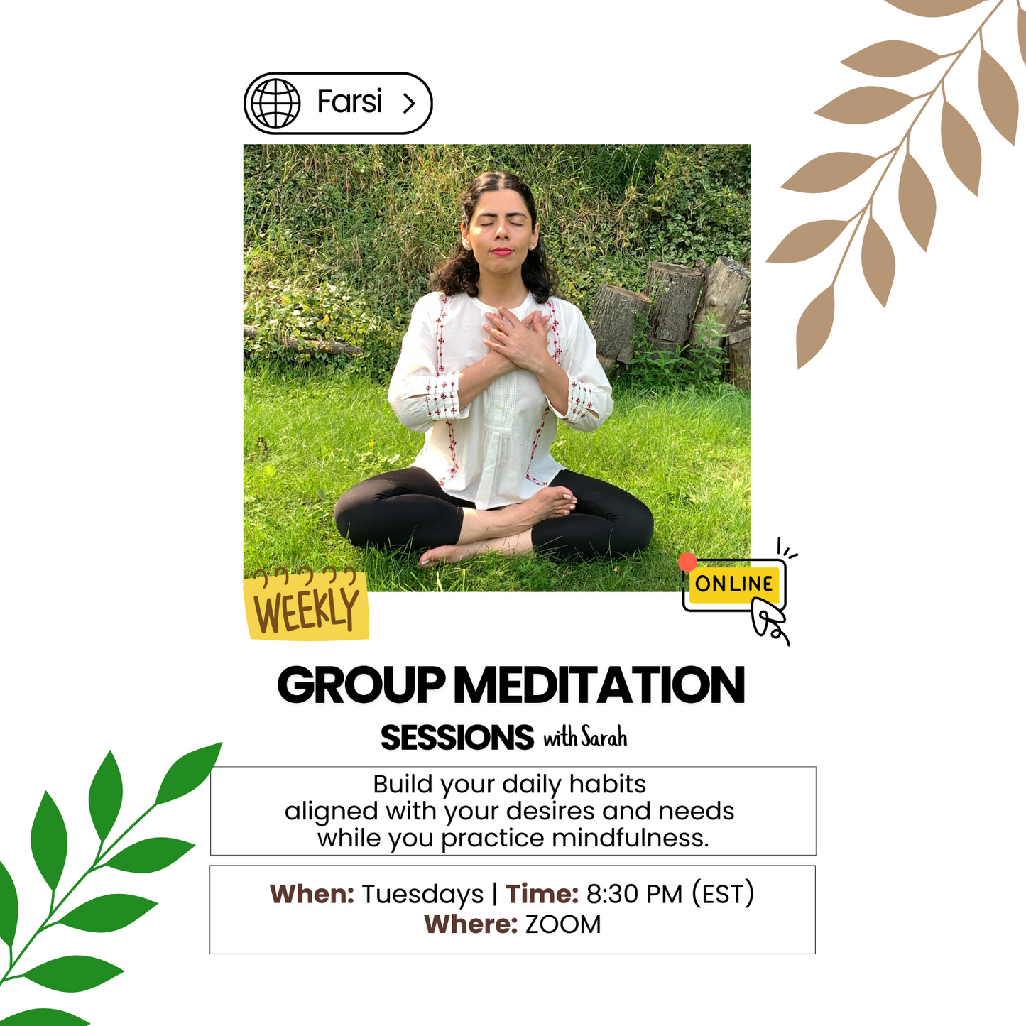 Weekly Group Meditation Sessions